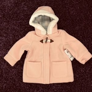 SALE! NWT Baby Girl Pink 6-Month Toggle Coat Baby B’gosh
